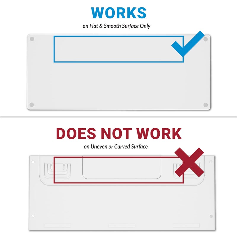 GPG2 ESC Keyboard Stand (2 Sizes), Fixed Tilt Ergonomic Riser for Compact & Full Keyboards, Non-Slip Base, Compatible with Flat-Back Keyboard Only - Image 5